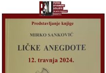 Lika kakva je nekad bila u anegdotama Mirka Sankovića